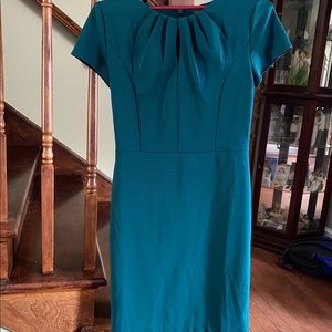 Teal Banana Republic dress